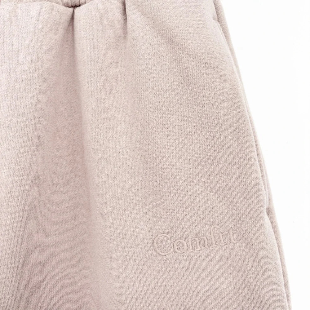 Comfrt Womens Signature Bark Fleece Relaxed Cozy Oversized Jogger Sweatpants M - Picture 3 of 6